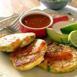 Cheesy Corn Fritters