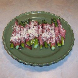 Baked Asparagus Wrapped in Prosciutto