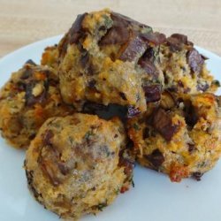 Baked Aubergine (Eggplant) Balls