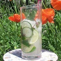 Mint-Cucumber Mojitos