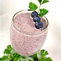 Avocado Blueberry Smoothie