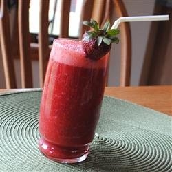 Homemade Strawberry  Nectar