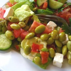 Mediterranean Salad With Edamame