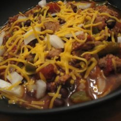 Chunky Turkey Vegetable Chili (Crock Pot)