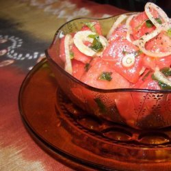 Watermelon/Mint Salad