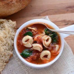 Easy Tortellini Spinach Soup