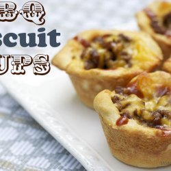 Cheesy BBQ Biscuit Cups