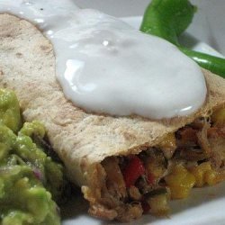 Oven Baked Chicken & Veg Chimichangas