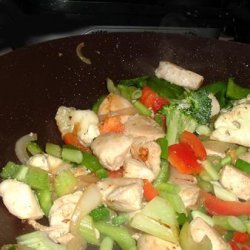 Easy stir fried chicken