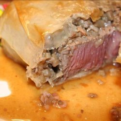 Filet Mignon En Phyllo Avec Sauce Madere