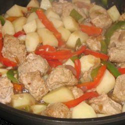 Country Sausage, Peppers and Potatoes