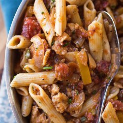 Lemon Chicken with Pasta