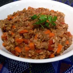 Indian Lentil Pilaf