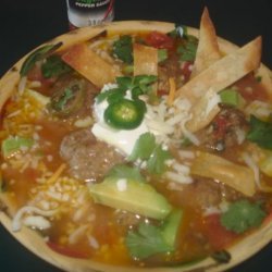 Mexican Tortilla Meatball Soup