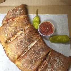 Ground Beef-Pepperoni Stromboli