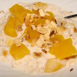 Peach and Bircher Muesli