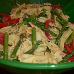 Fresh Tomato-Basil-Asparagus Pasta Salad