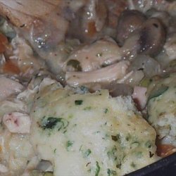 Chicken Stew With Herb Dumplings