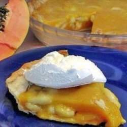 Banana Papaya Pie