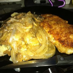 Pork Chops With Onion and Mushroom Gravy