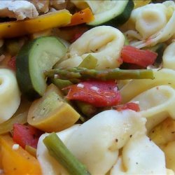 Tortellini With  White Wine Primavera