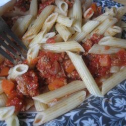 Authentic Rigatoni Bolognese