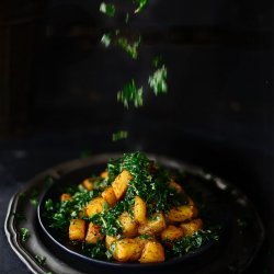 Spicy Spinach and Potatoes