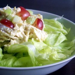 Curried Chicken Salad With Grapes
