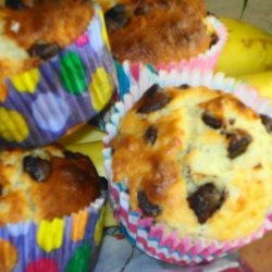 Banana Choc Chip Muffins