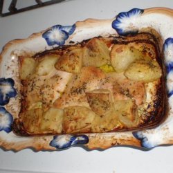 Greek Lemon Roast Potatoes