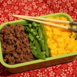 Iri Iri Pan Pan Aka Mom's Super-Scrambled Eggs and Ground Beef