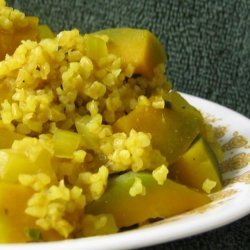 Bulgur and Pumpkin Pilaf