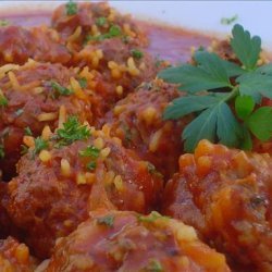 Chili Porcupine Meatballs