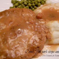 Crock Pot Pork Chops and Gravy