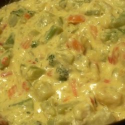 Crock Pot California Vegetable Cheese Bake