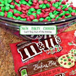 Party Cookies With M&ms