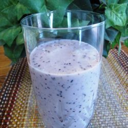 Banana-Berry Smoothie (No Added Sugar, Sugarless)