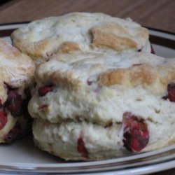 Raspberry Chip Scones