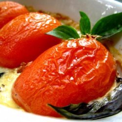 Swiss Baked Tomatoes in Cream