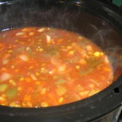 Slow Cooker Vegetable Beef Soup