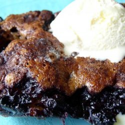 Almond Blueberry Cobbler