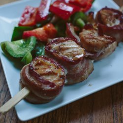 Bacon Wrapped Chicken Kabobs