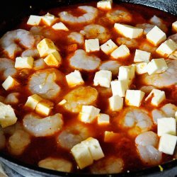 Greek Tomato, Shrimp and Feta