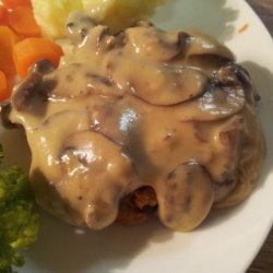 Salmon Patties With Mushroom Sauce