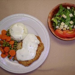 Breaded Pork Cutlet With Country Gravy