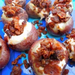 Mini Loaded Red Potatoes(Vegetarian)