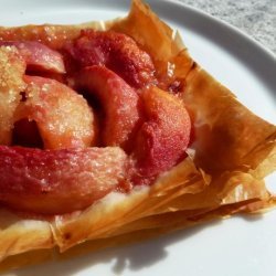 Individual Peach Pastries