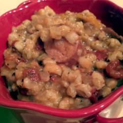 Crock Pot Sausage and Barley Jambalaya