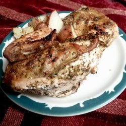 Lemon Garlic Chicken (Greece - Kotopoulo Skorthato)