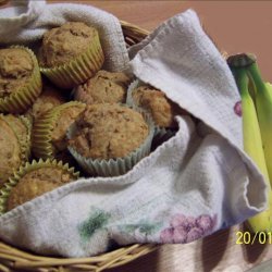 Moist and Healthy Banana Muffins